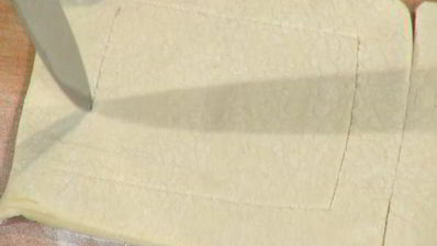 тарталетки с яблоками и голубикой