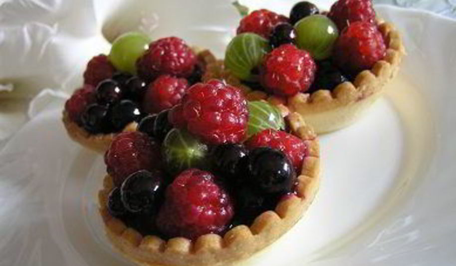 Рецепт тарталеток с ягодами