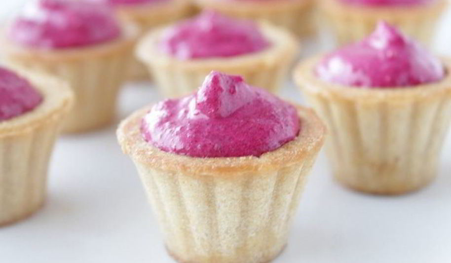 Рецепт тарталеток со свекольным муссом и сельдью