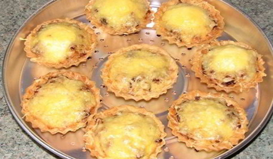 Рецепт тарталеток запеченных с начинкой