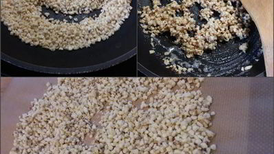 абрикосовый тарт с франжипаном и миндальным крокантом