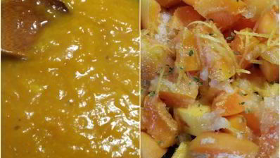 абрикосовый тарт с франжипаном и миндальным крокантом