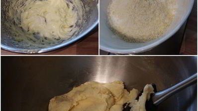 абрикосовый тарт с франжипаном и миндальным крокантом