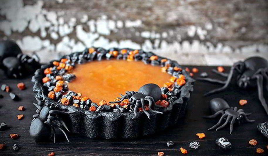 Рецепт черного тарта hello halloween
