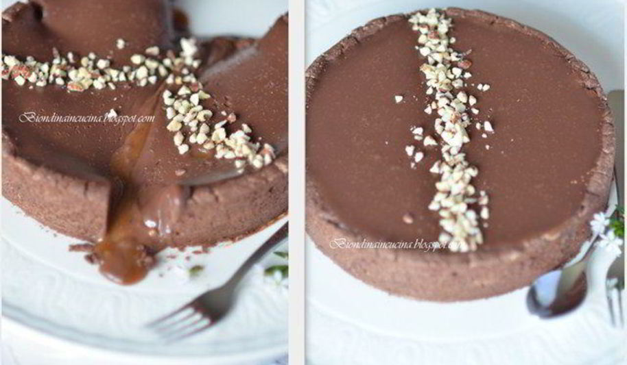 Рецепт дважд шоколадный тарт с карамелью