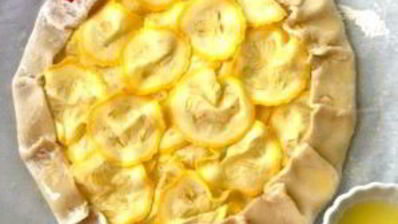 легкий овощной тарт с сыром