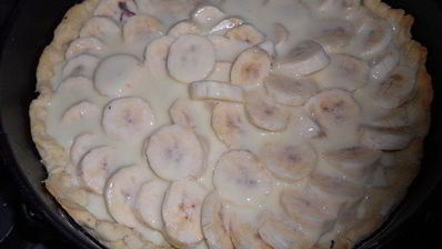 нежный банановый тарт