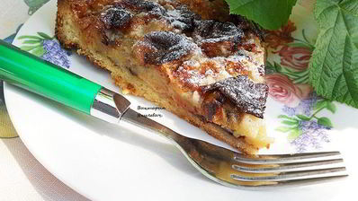 нежный банановый тарт