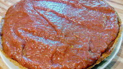 ревеневый тарт с франжипаном