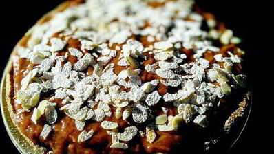 ревеневый тарт с франжипаном