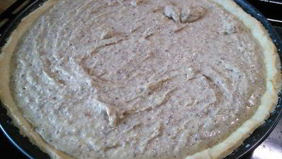 ревеневый тарт с франжипаном