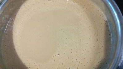 ревеневый тарт с ванильным пудингом и штройзелем