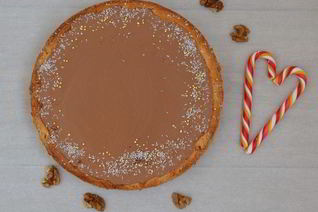 Шоколадно-банановый тарт