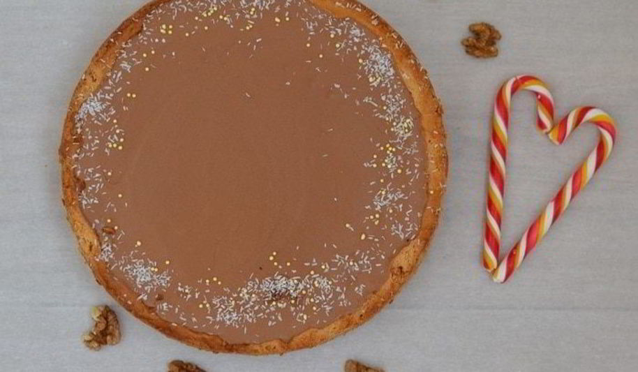 Рецепт шоколадна-бананового тарт