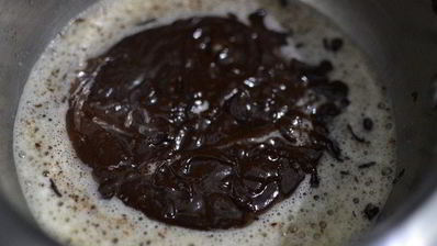 шоколадно-банановый тарт