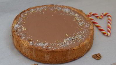 шоколадно-банановый тарт