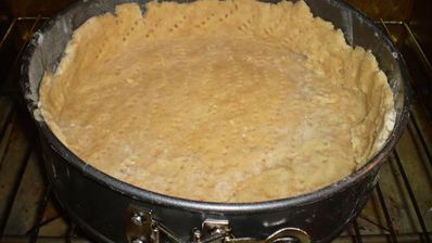 шоколадно-вишневый тарт