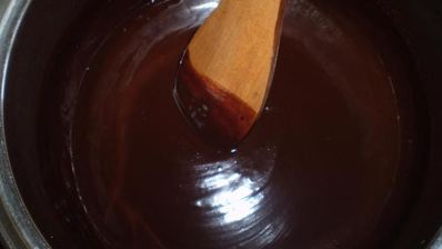 шоколадно-вишневый тарт