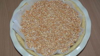 тарт брусничный с яблоками