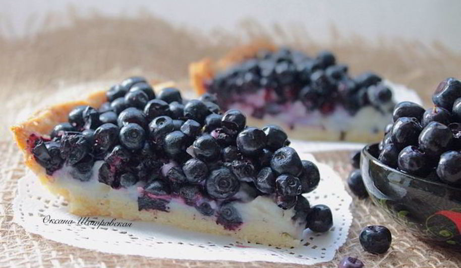 Рецепт тарта черника-лаванда