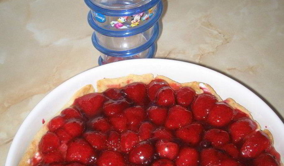 Рецепт тарта с белым шоколадом и двойной клубникой