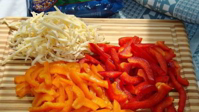 тарт с булгуром и грибами