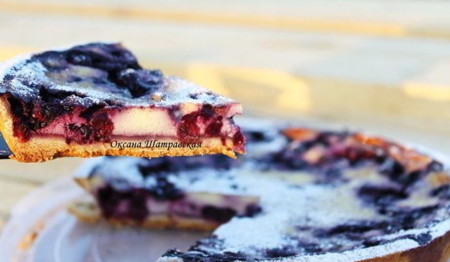 Рецепт тарта с черникой