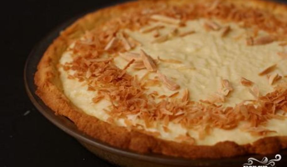 Рецепт тарта с кокосовым кремом