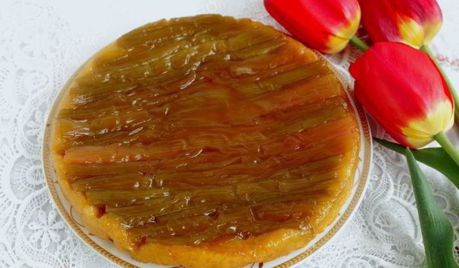 Рецепт тарта с ревенем и кардамоном