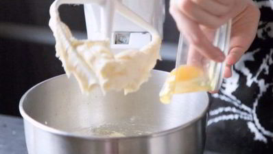 тарт с ревенем и миндалем