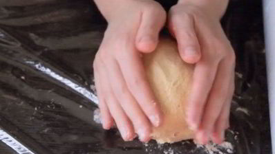 тарт с ревенем и миндалем