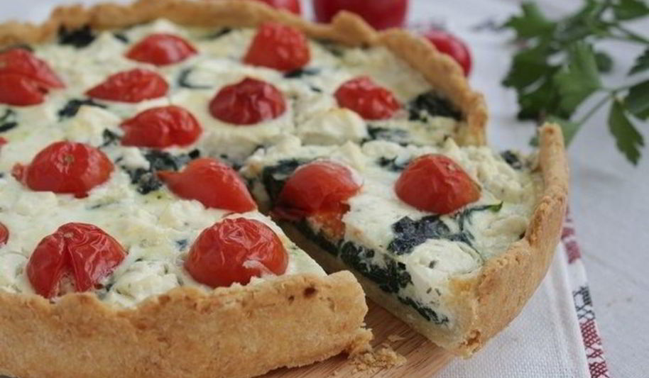 Рецепт тарта со шпинатом