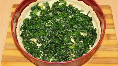 тарт со шпинатом