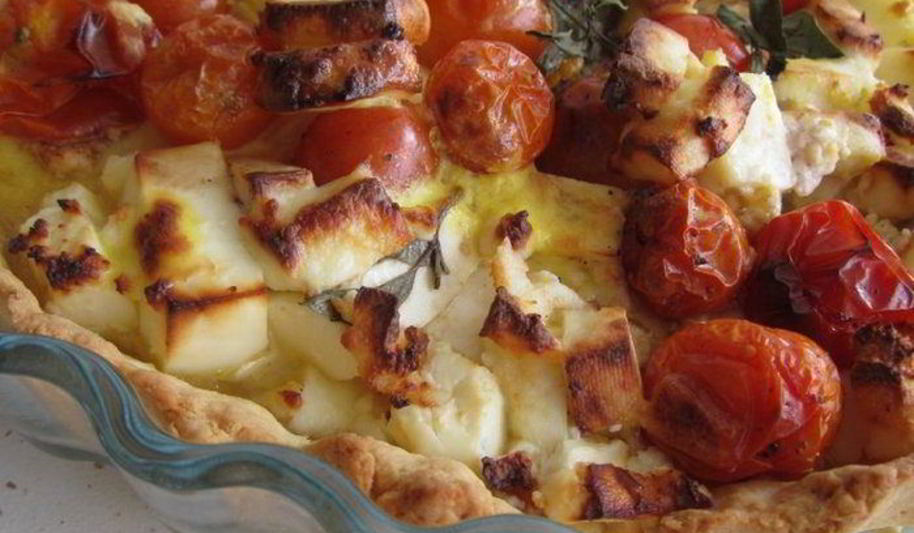 Рецепт тарта сырно-томатный