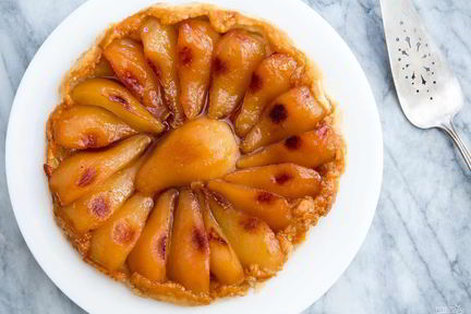 Тарт Татен с грушами