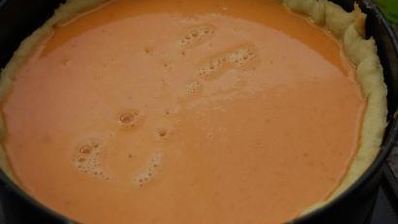 тыквенно-карамельный тарт