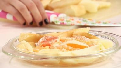 яблочно-апельсиновый тарт