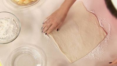 яблочно-апельсиновый тарт