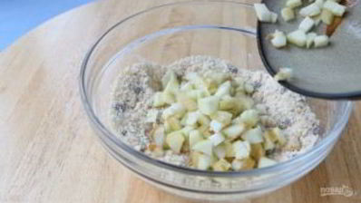 яблочный тарт с миндалем