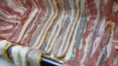 террин из курицы с фисташками и печенью