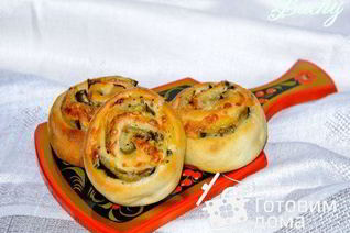 Улитки с баклажанами