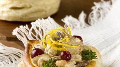 волованы с грибами и осетриной