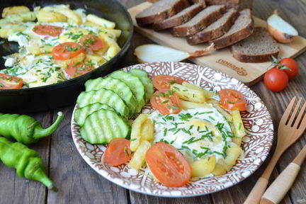 Деревенская яичница