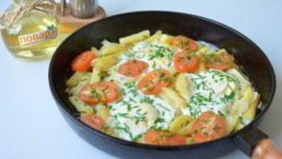 деревенская яичница