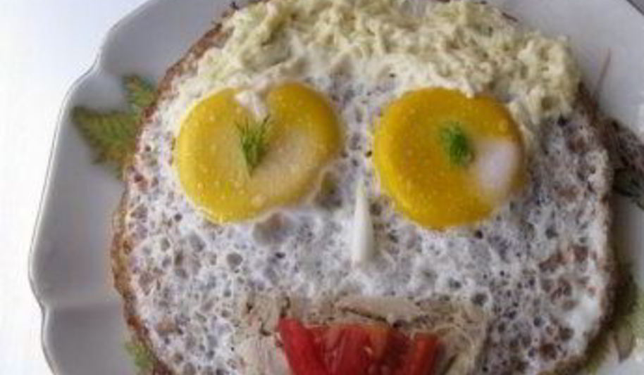 Рецепт яичницы с гречкой