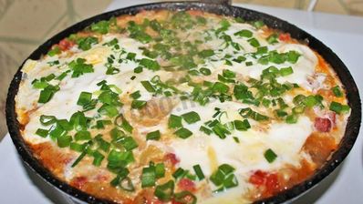 яичница с кабачками