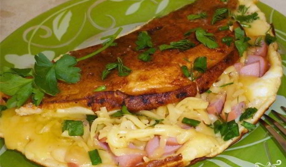 Рецепт яичницы с мукой