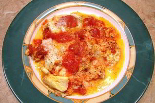 Яичница с помидорами — великое сочетание продуктов