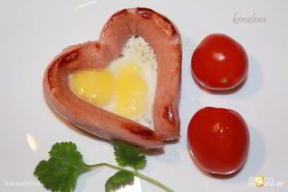 Яичница с сосиской Breakfast for you