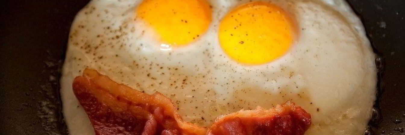 Яичница с ветчиной